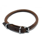 Ancol Heritage Chestnut Leather Round Collar - Country Ways