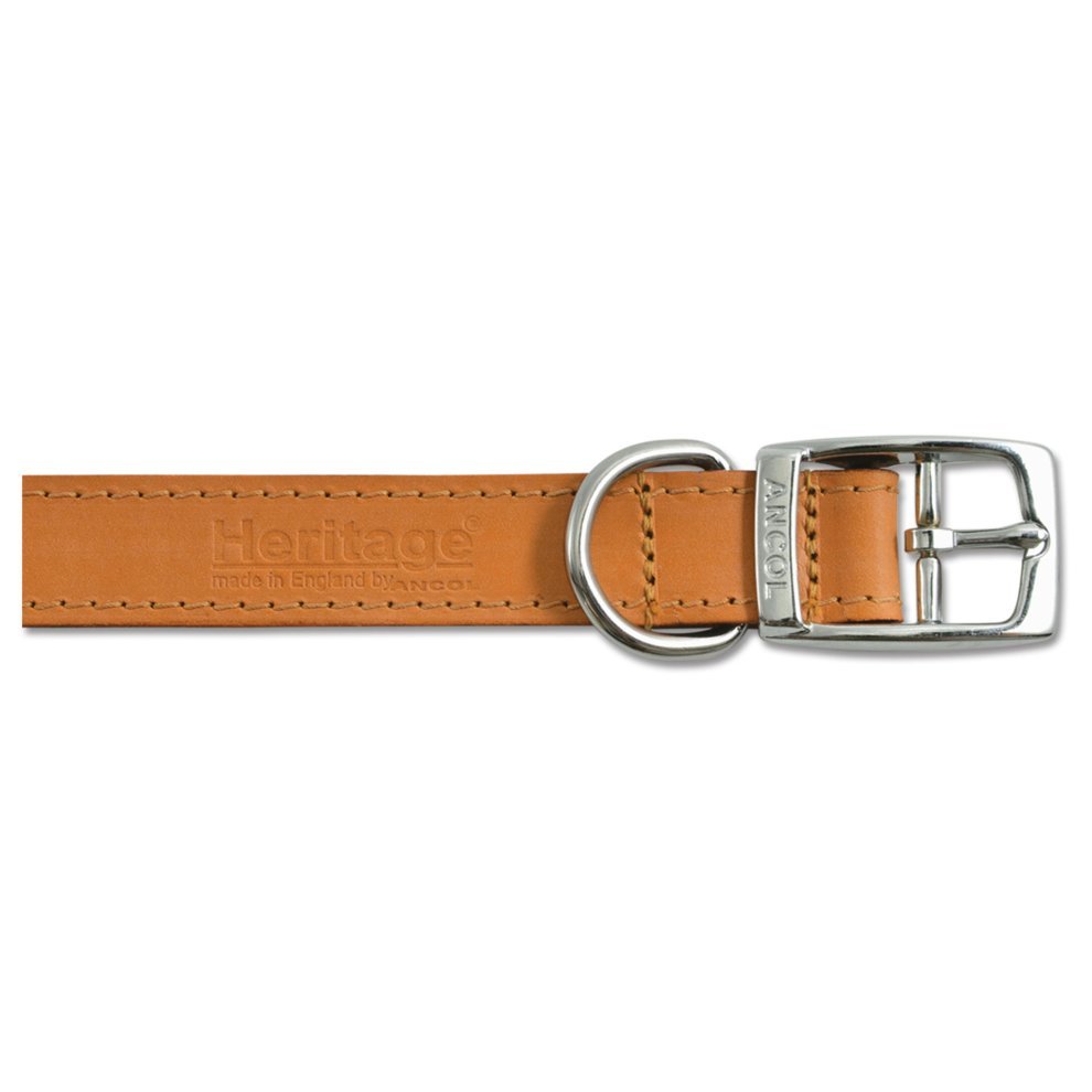 Ancol Heritage Leather Dog Collar - Country Ways