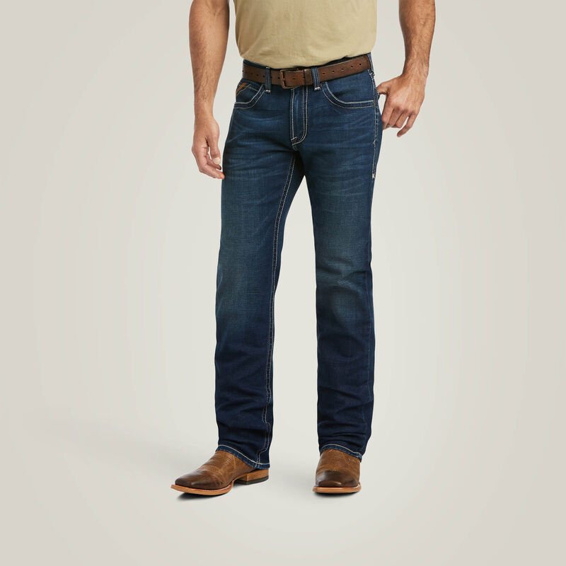 Ariat M5 Straight Stretch Remming Stackable Straight Leg Jean - Country Ways