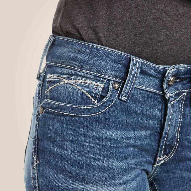 Ariat Women's R.E.A.L Straight Icon Jeans - Country Ways