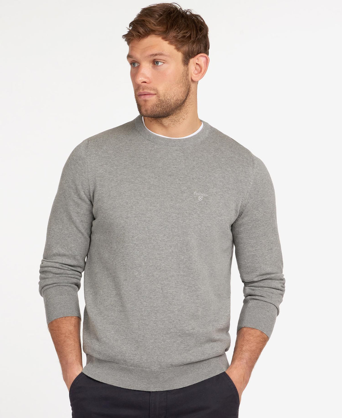 Barbour Men's Pima Cotton Crew Neck - Country Ways
