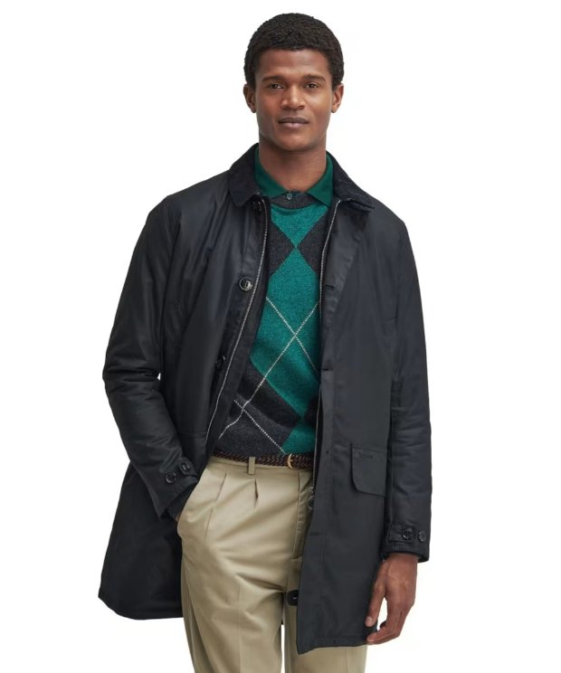 Barbour Mens Waxed Mac - Country Ways