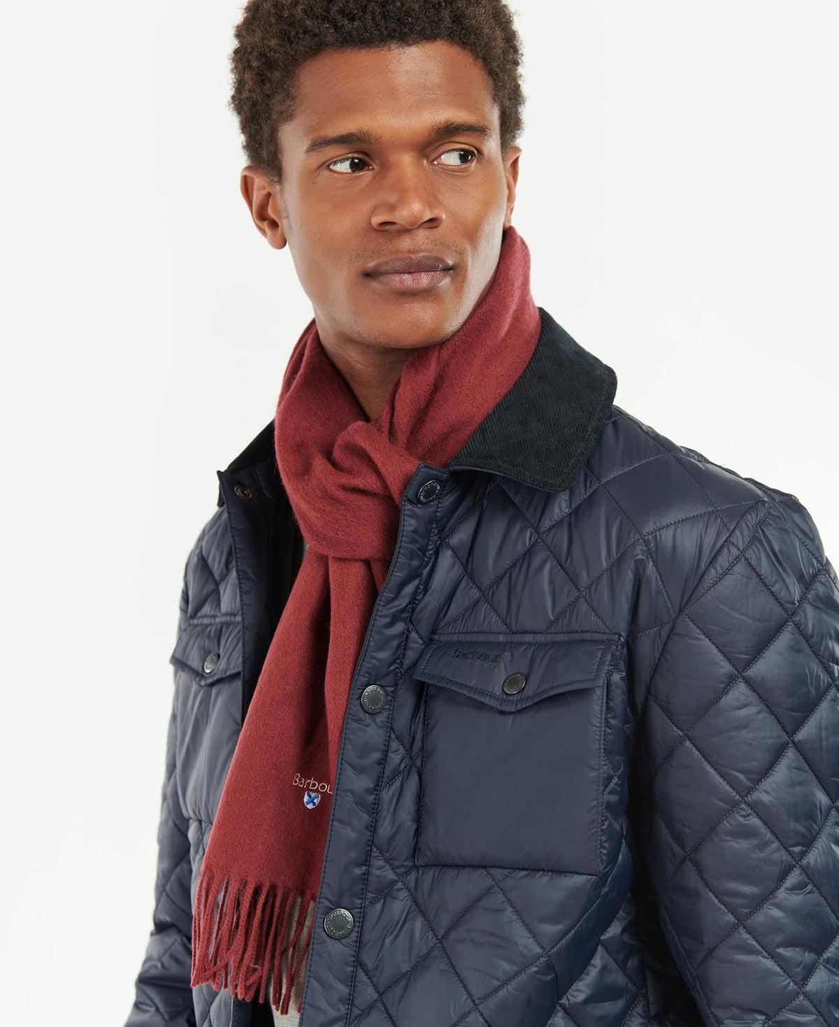 Barbour Plain Lambswool Scarf - Country Ways
