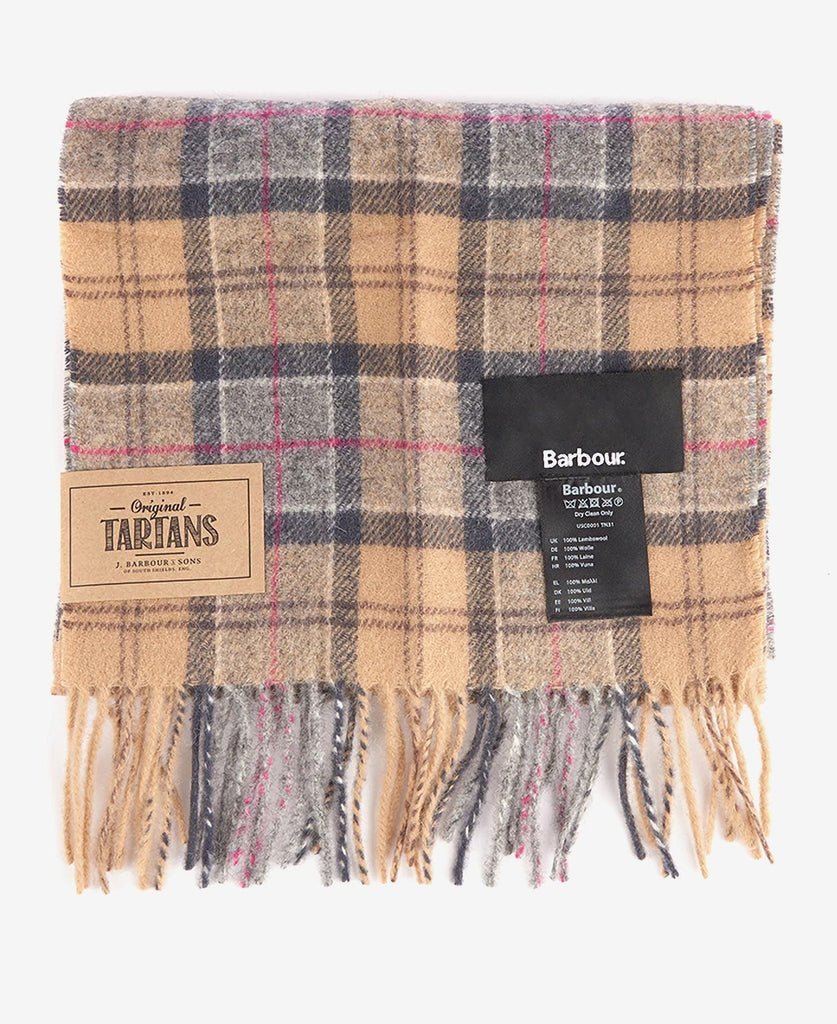 Barbour Pure Lambswool Tartan Scarf - Country Ways