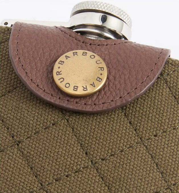 Barbour Quilted Padbury Hip Flask - Country Ways