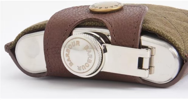 Barbour Quilted Padbury Hip Flask - Country Ways