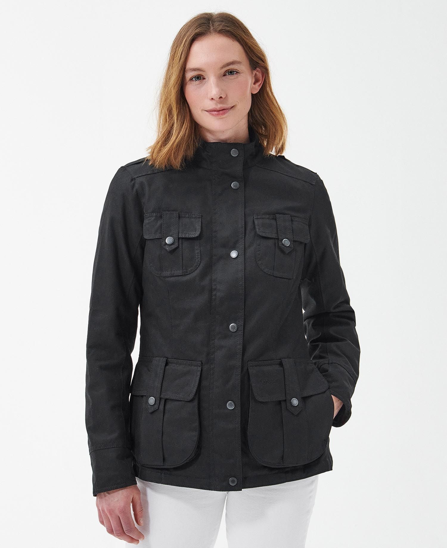 Barbour Winter Defence Wax Jacket Barbour Women's Winter Defense