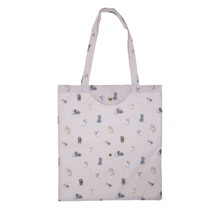 Wrendale 'A Dog's Life' Foldable Shopping Bag