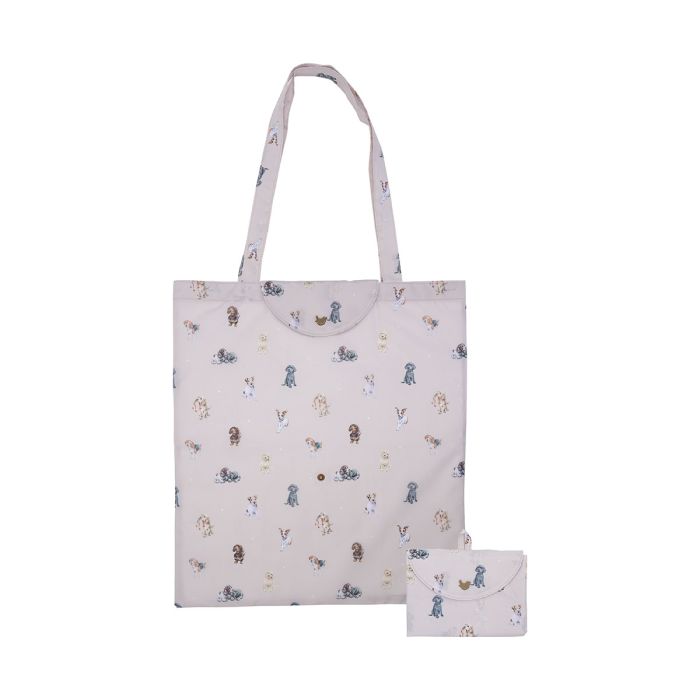 Wrendale 'A Dog's Life' Foldable Shopping Bag