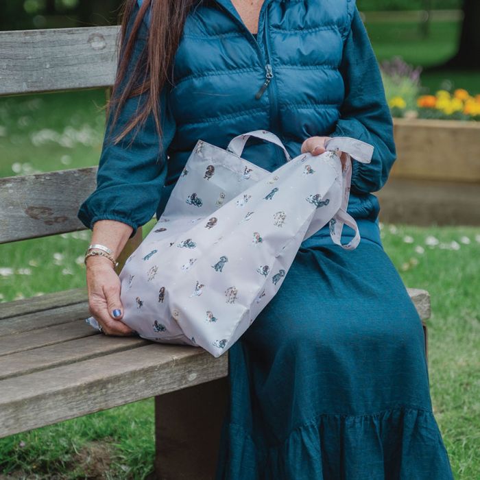 Wrendale 'A Dog's Life' Foldable Shopping Bag