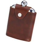 Bisley Hip Flask in Leather Pouch - Country Ways