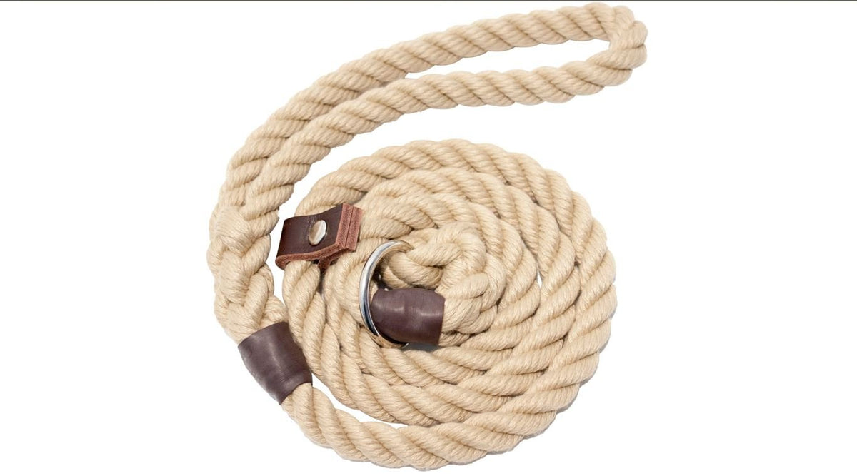 Bisley Natural Rope Slip Lead - Country Ways