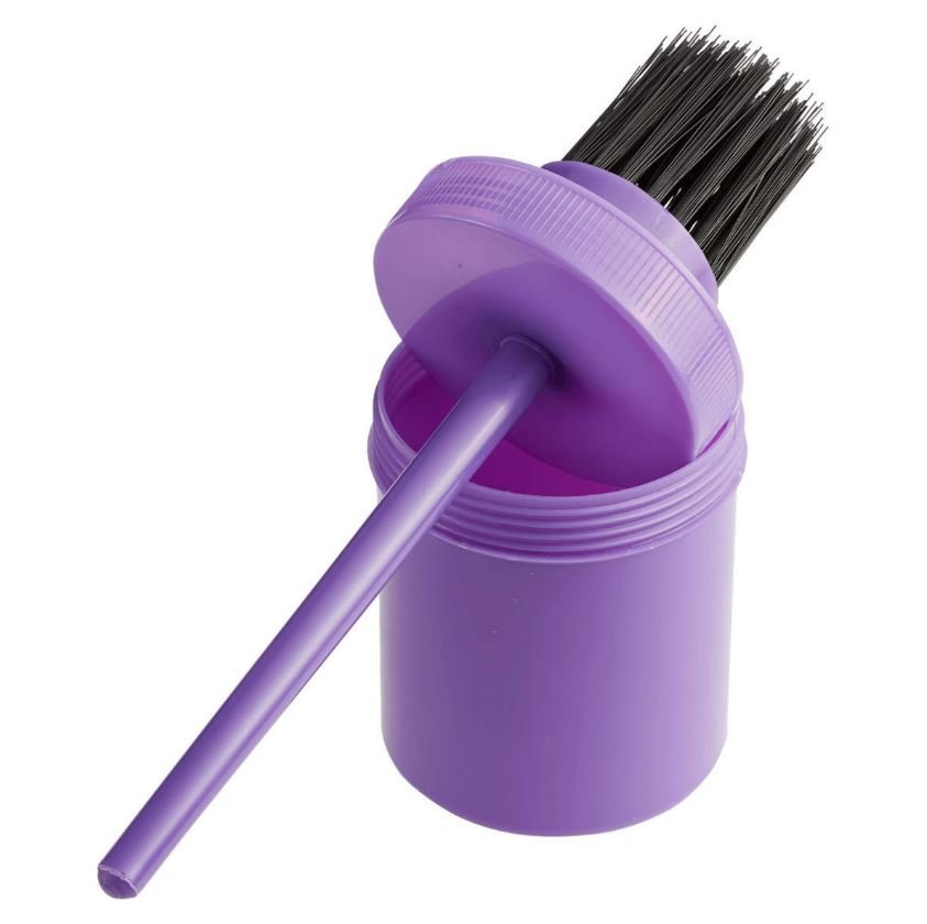 Bitz Hoof Oil Brush With Pot - Country Ways
