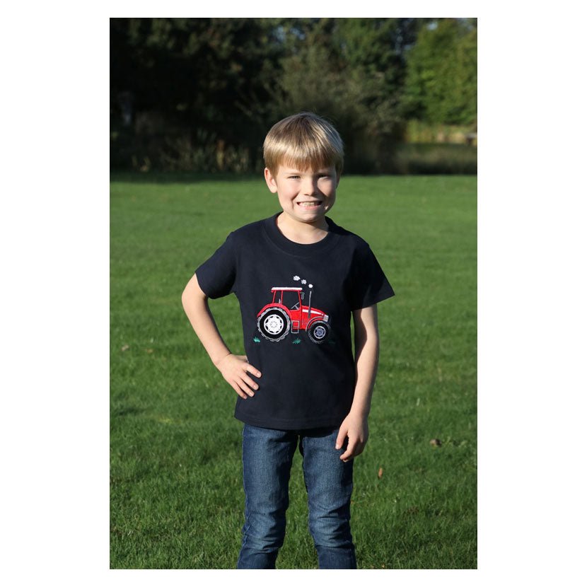 British Country Collection Children's Big Red Tractor T - shirt - Country Ways