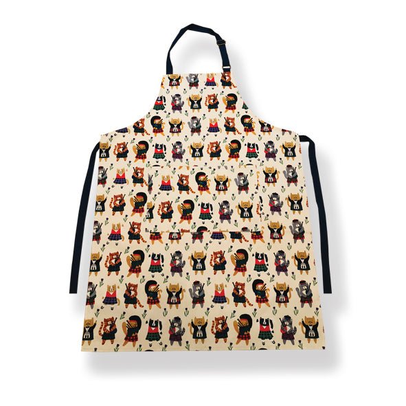 Cats "N" Kilts Cotton Apron - Country Ways