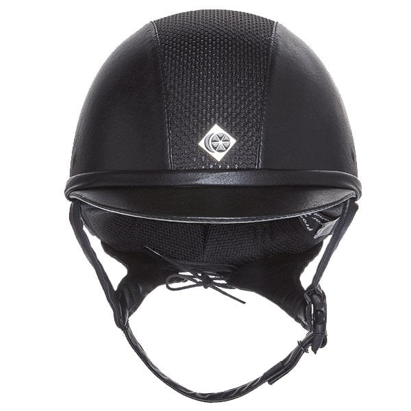 Charles Owen AYR8 Plus Leather Look Riding Helmet - Country Ways