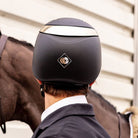 Charles Owen Black Matte Standard Halo Riding Helmet - Country Ways