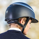Charles Owen Black Matte Standard Halo Riding Helmet - Country Ways