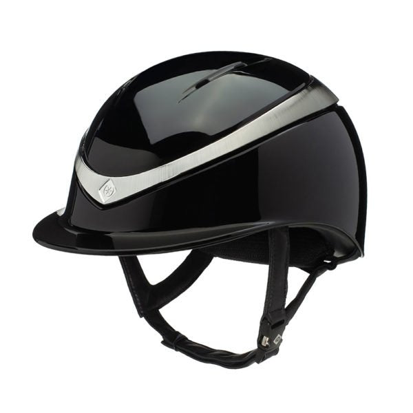 Charles Owen Halo Black Gloss Riding Hat - Country Ways