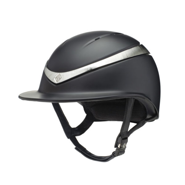 Charles Owen Luxe Black Matte Halo Riding Helmet - Country Ways