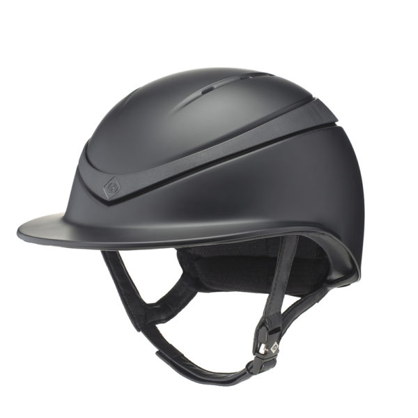 Charles Owen Luxe Black Matte Halo Riding Helmet - Country Ways