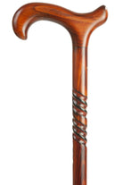 Classic Canes Ladies Beech Derby Spiral Cane - Country Ways