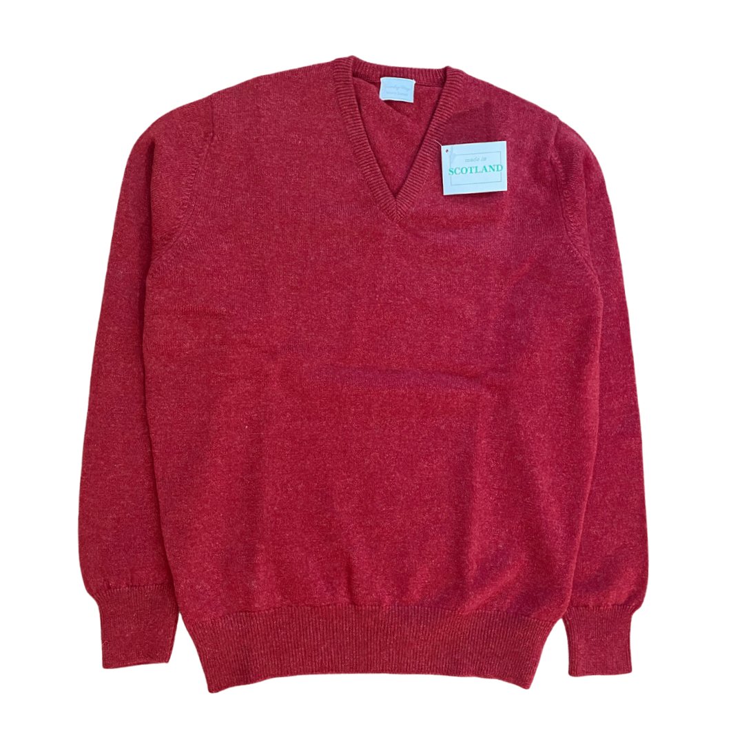 Country Ways Scotland Men's Lambswool V Neck Sweater - Country Ways