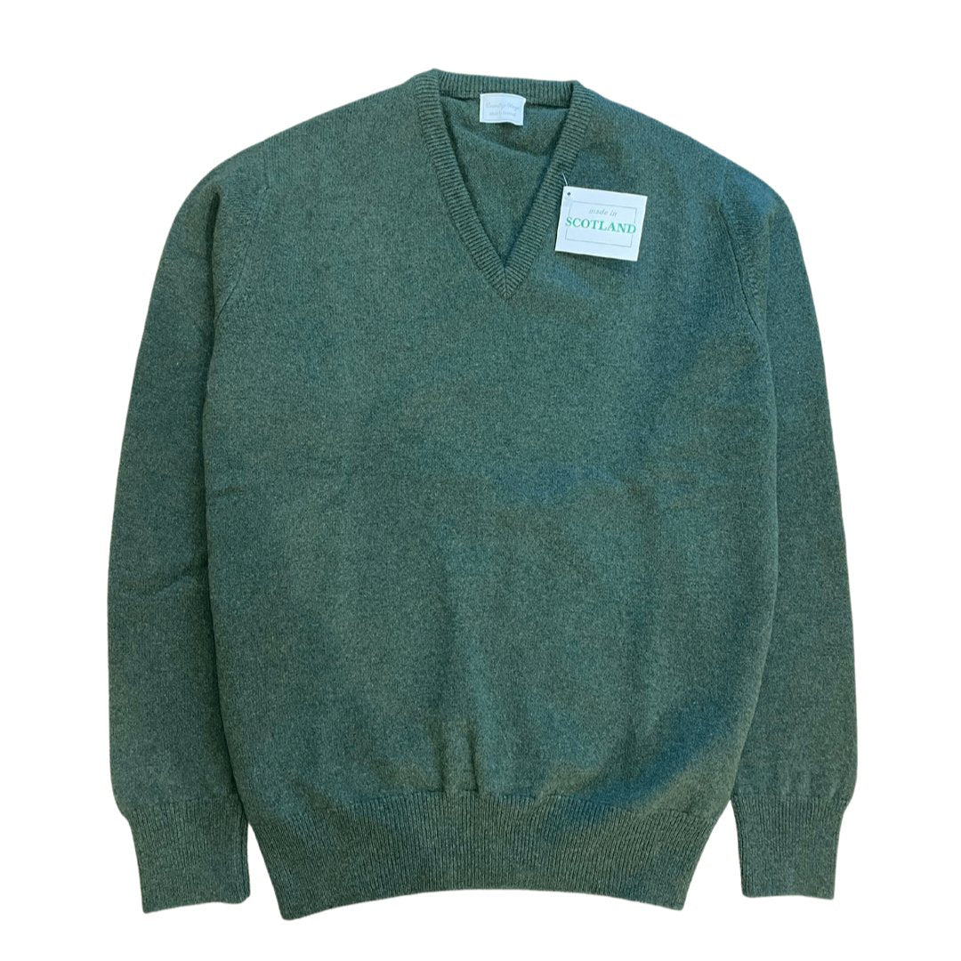 Country Ways Scotland Men's Lambswool V Neck Sweater - Country Ways