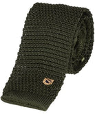 Dubarry Knockroe Knitted Tie Olive One Size - Country Ways