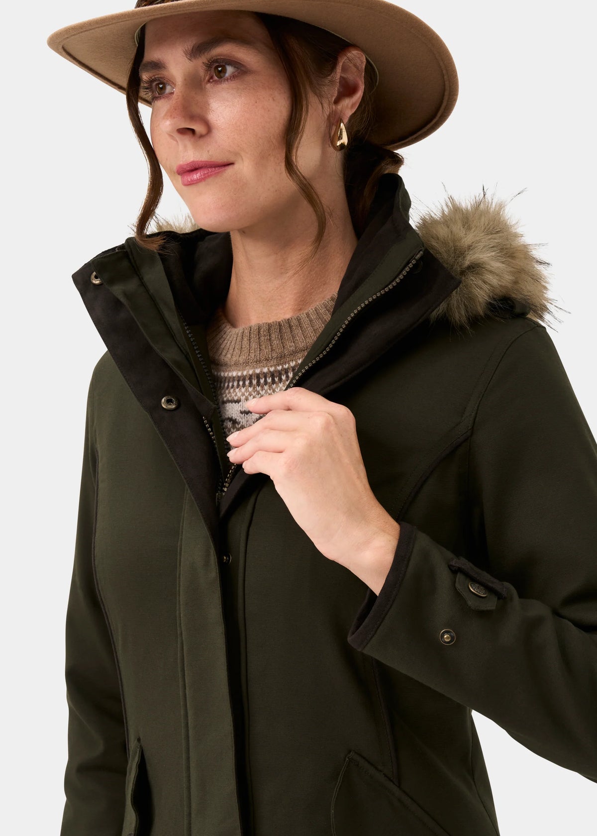 Alan Paine Women's Dunswell Waterproof Long Coat AW26