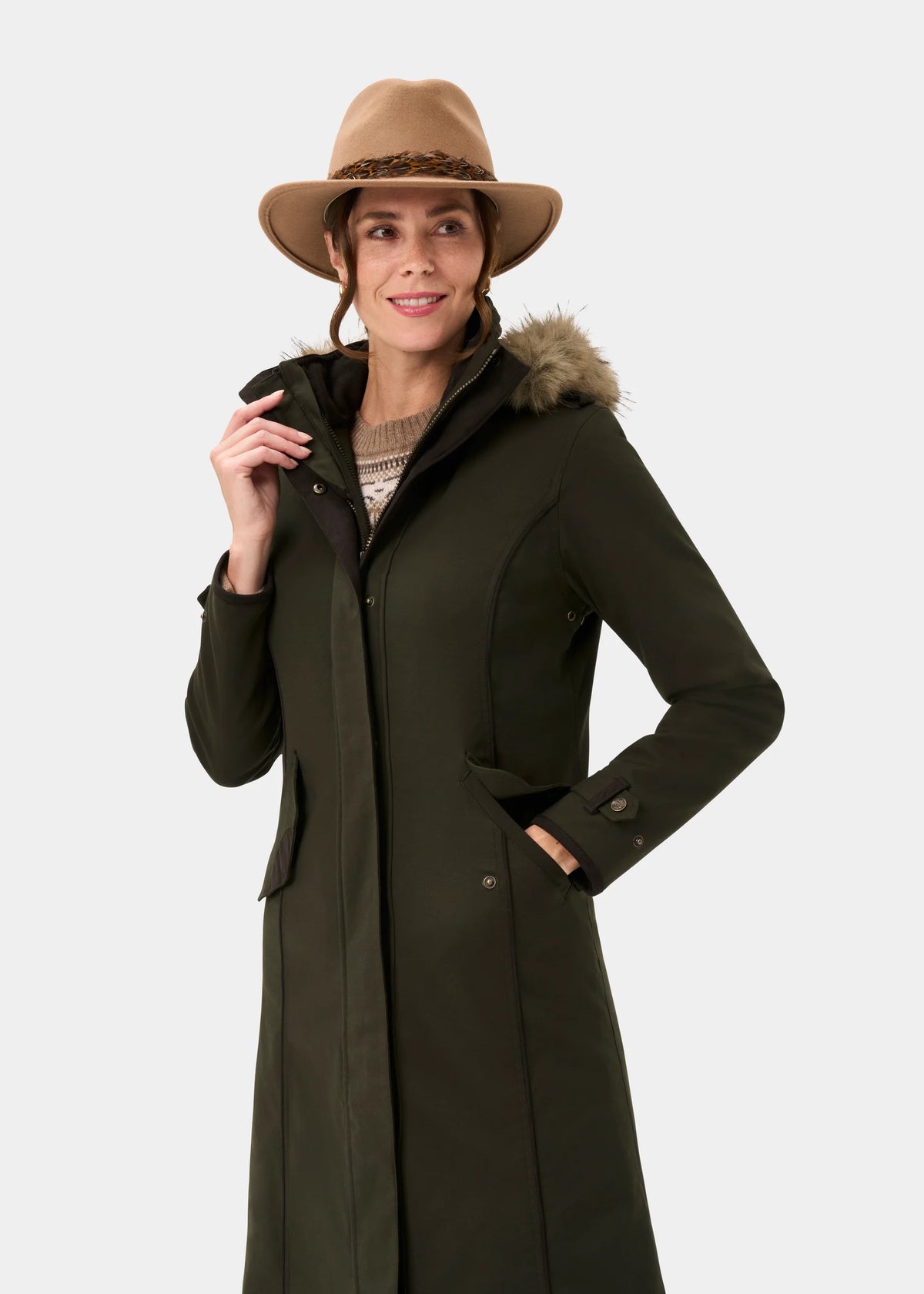 Alan Paine Women's Dunswell Waterproof Long Coat AW26