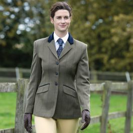 Equetech Bellingham Deluxe Stretch Tweed Riding Jacket - Country Ways