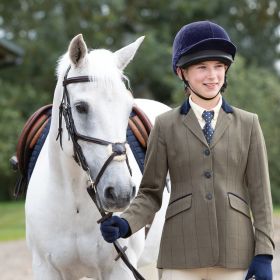 Equetech Junior Bellingham Deluxe Stretch Tweed Riding Jacket - Country Ways