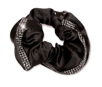 Equetech Satin Deluxe Crystal Hair Scrunchie - Country Ways