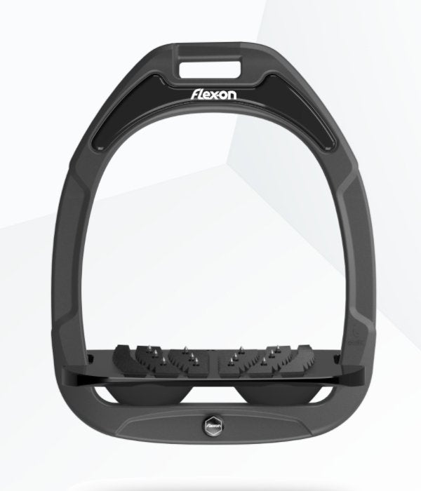 Flex - on Green Composite Stirrups with Inclined Ultra - Grip Tread - Country Ways