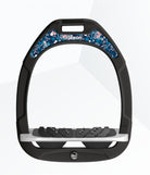 Flex - on Green Composite Stirrups with Patterned Magnetic Stickers - Country Ways