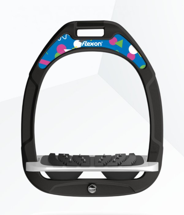 Flex - on Green Composite Stirrups with Patterned Magnetic Stickers - Country Ways