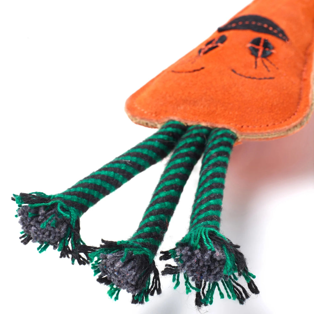 Green & Wild's Candice the Carrot Eco Dog Toy - Country Ways