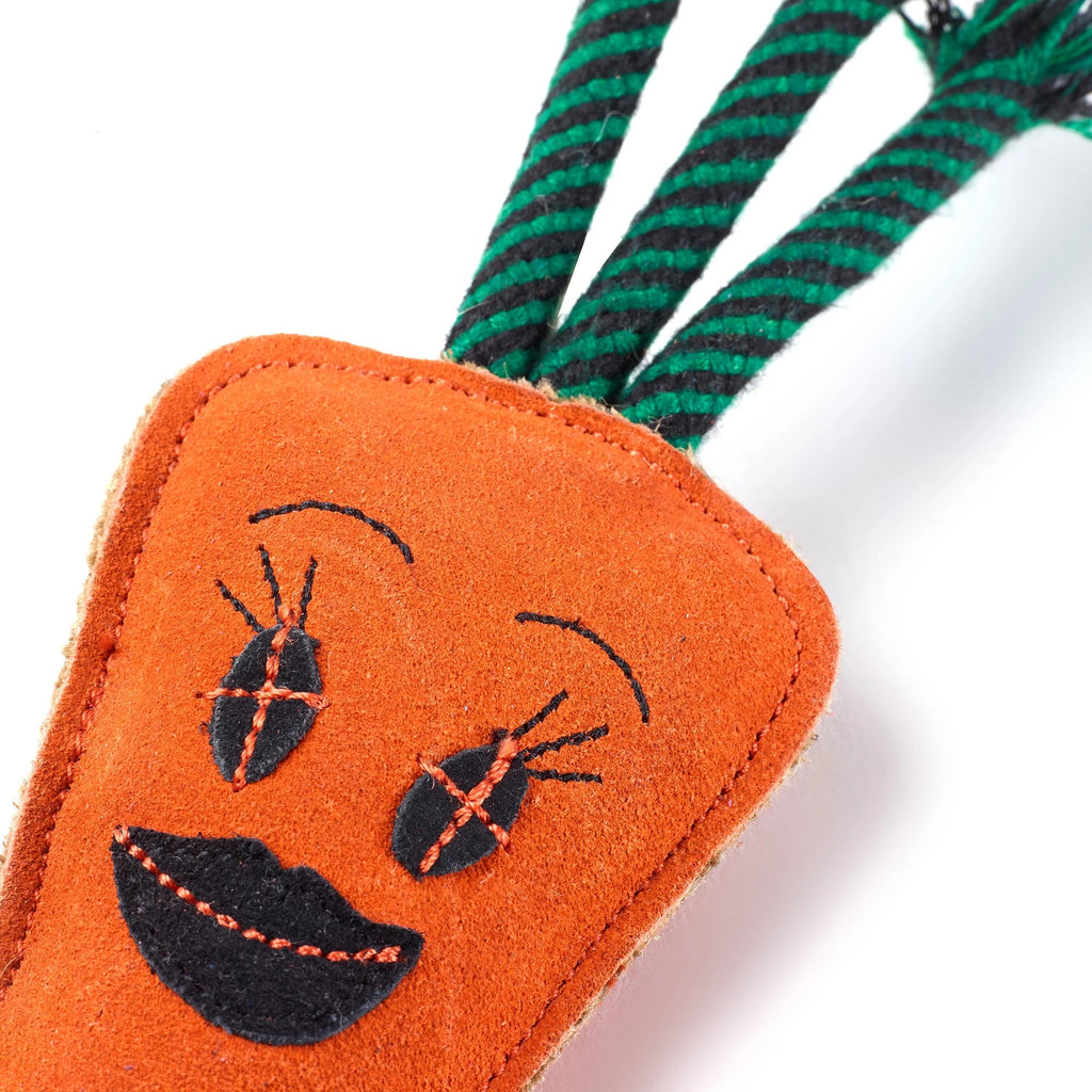 Green & Wild's Candice the Carrot Eco Dog Toy - Country Ways