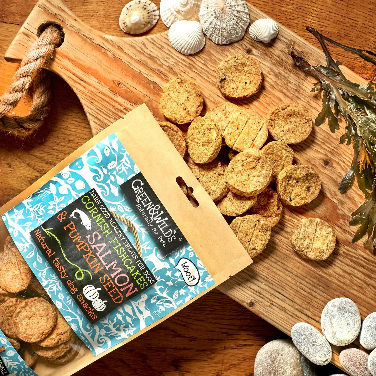 Green & Wild's Cornish Fishcakes - Salmon & Pumpkin Seed - Country Ways