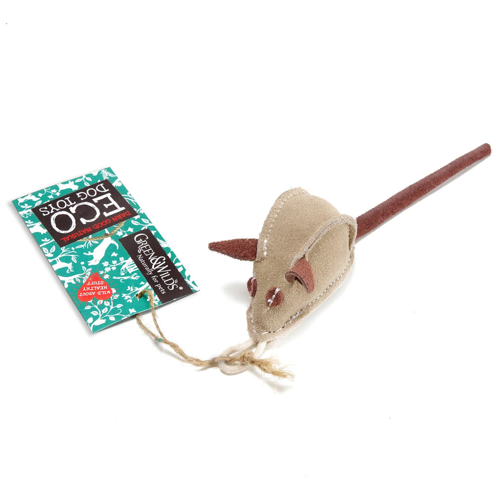 Green & Wild's Mike the Mouse Eco Dog Toy - Country Ways
