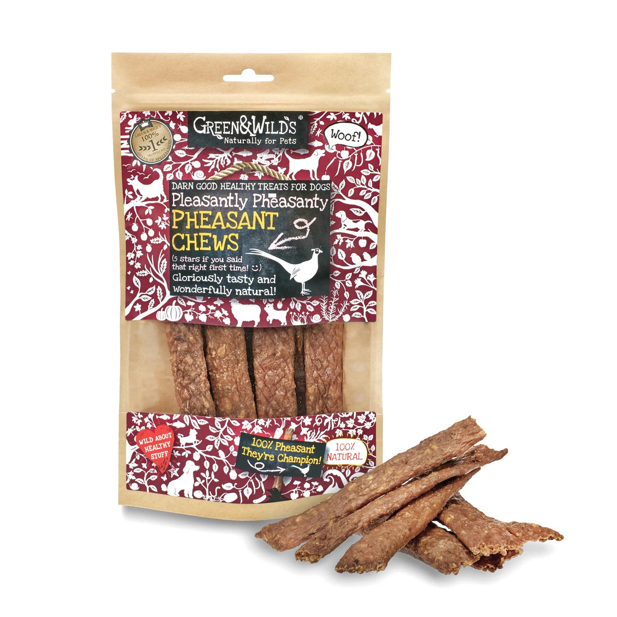 Green & Wild's Pheasant Chews - Country Ways