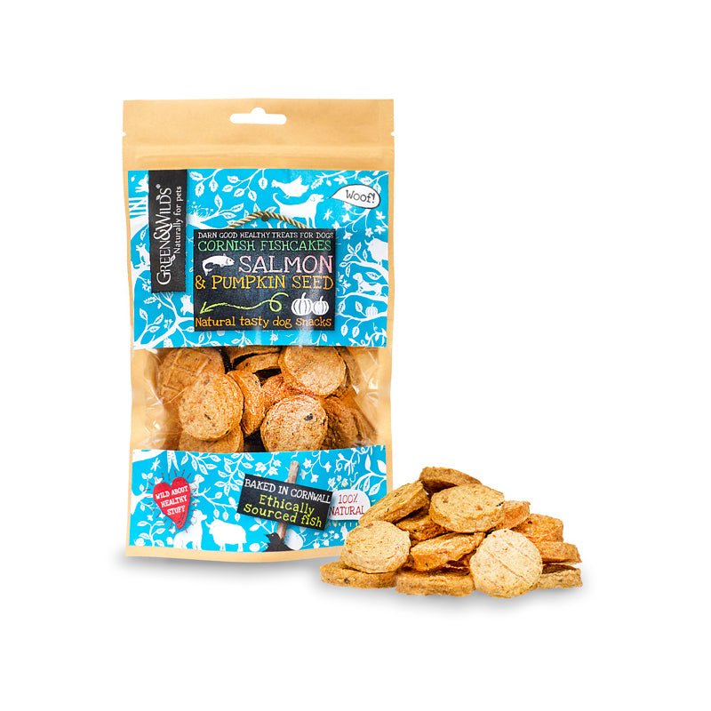 Green & Wild's Salmon & Pumpkin Seed Fish Cakes - Country Ways