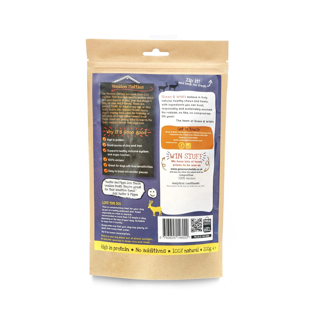 Green & Wild's Venison Flatties - Country Ways