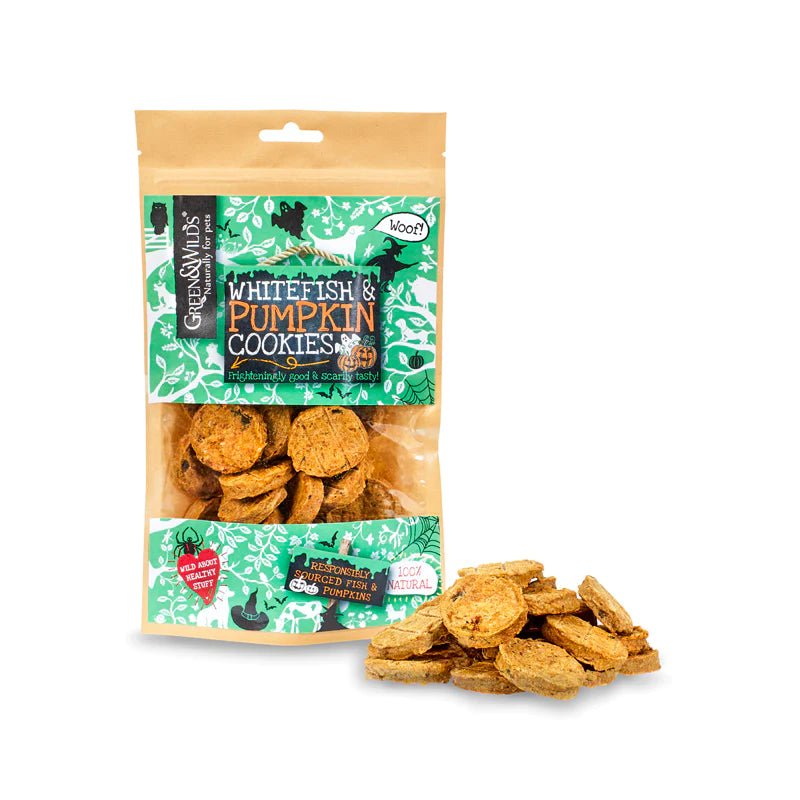 Green & Wild's Whitefish & Pumpkin Cookies - Country Ways
