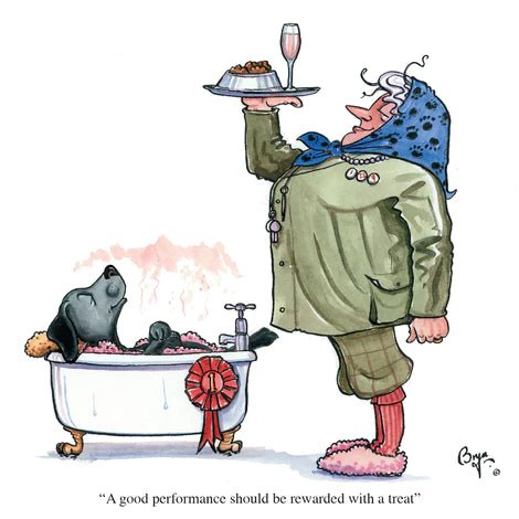 Greeting Card - Good Performance by Bryn Parry - Country Ways