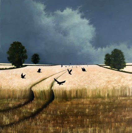 Greeting Card - Summer Storm & Rooks by Heather Blanchard - Country Ways