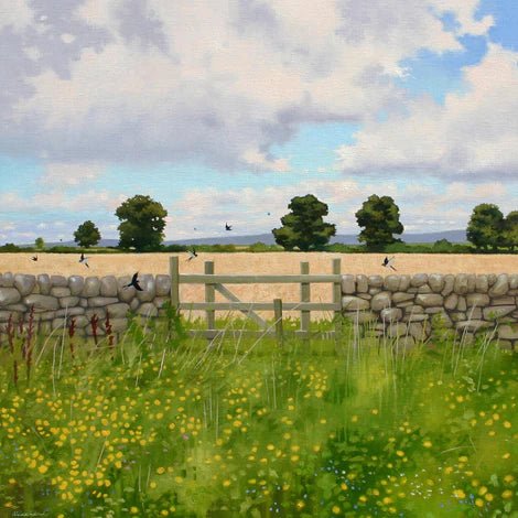 Greeting Card - Swallows by Heather Blanchard - Country Ways