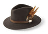 Hicks & Brown Suffolk Fedora Hat (Gamebird Feather) - Country Ways