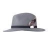 Hicks & Brown Suffolk Fedora Hat (Guinea & Pheasant Feather) - Country Ways